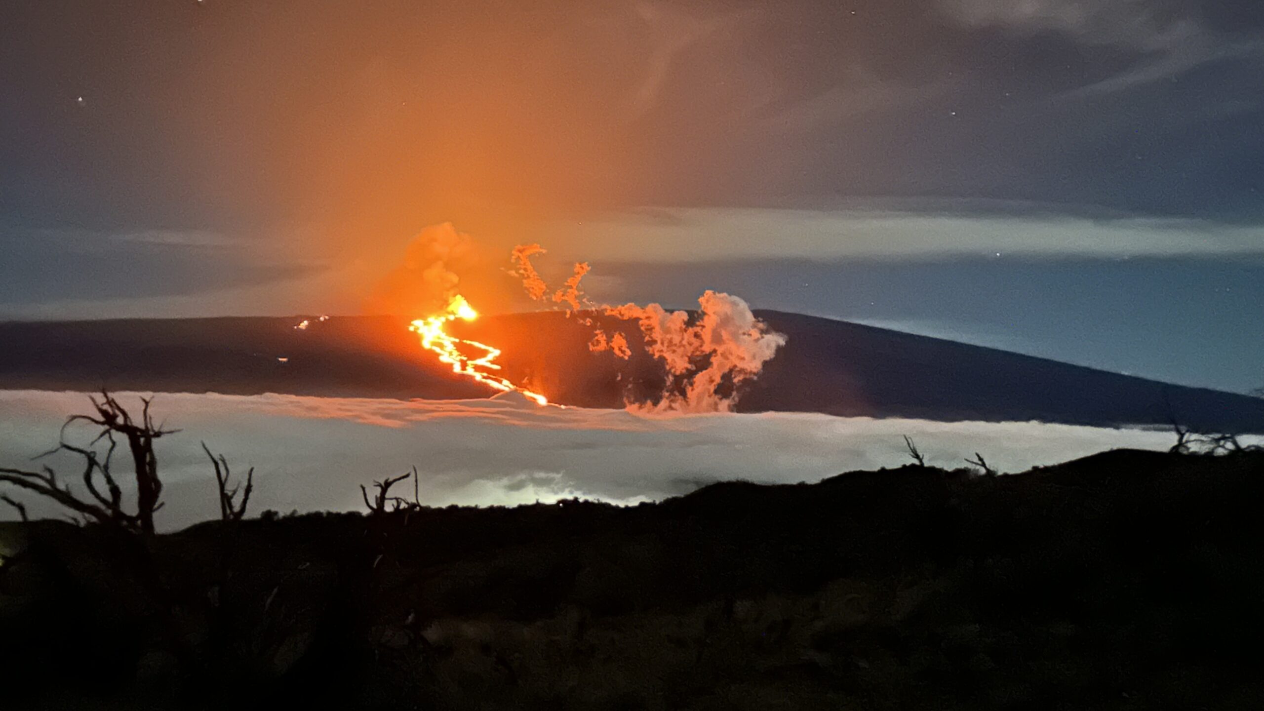Mauna Loa Eruption Dec 1st
