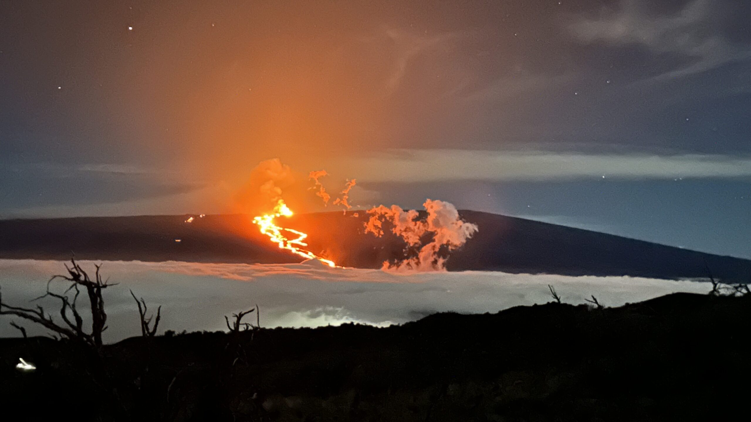 Mauna Loa Eruption Dec 1st